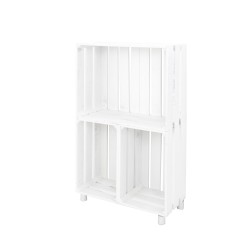 Mueble estantería vertical blanco