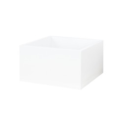 Caja cubo mediano blanco