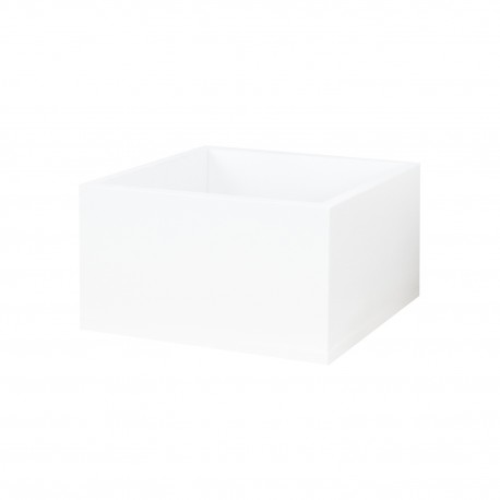 Caja cubo mediana blanca