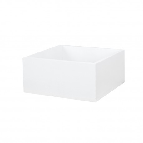 Caja cubo grande blanco