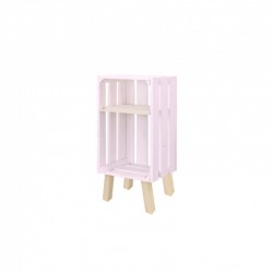 Mesita Box vertical rosa pastel