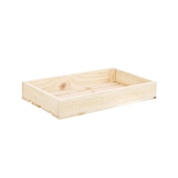 Caja natural pequeña, cajas de madera