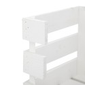Caja con apertura pequeña pintado blanco